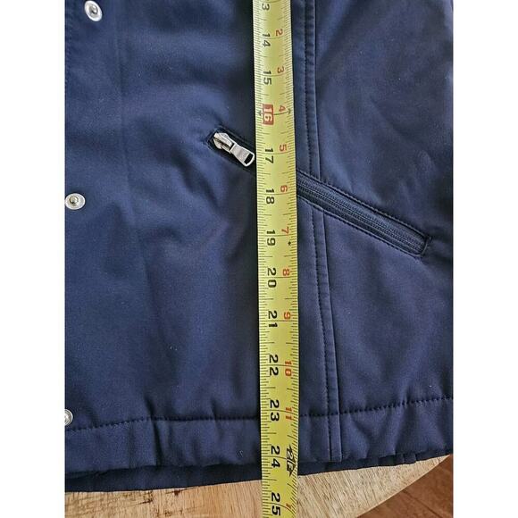 Lauren Ralph Lauren Soft Shell Hooded Lined Jacket Women's Size S Navy Preppy - Picture 6 of 6